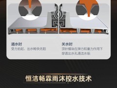 新品上市 | 恒洁T6-2系列淋浴花洒，自净除垢，沉浸畅浴 